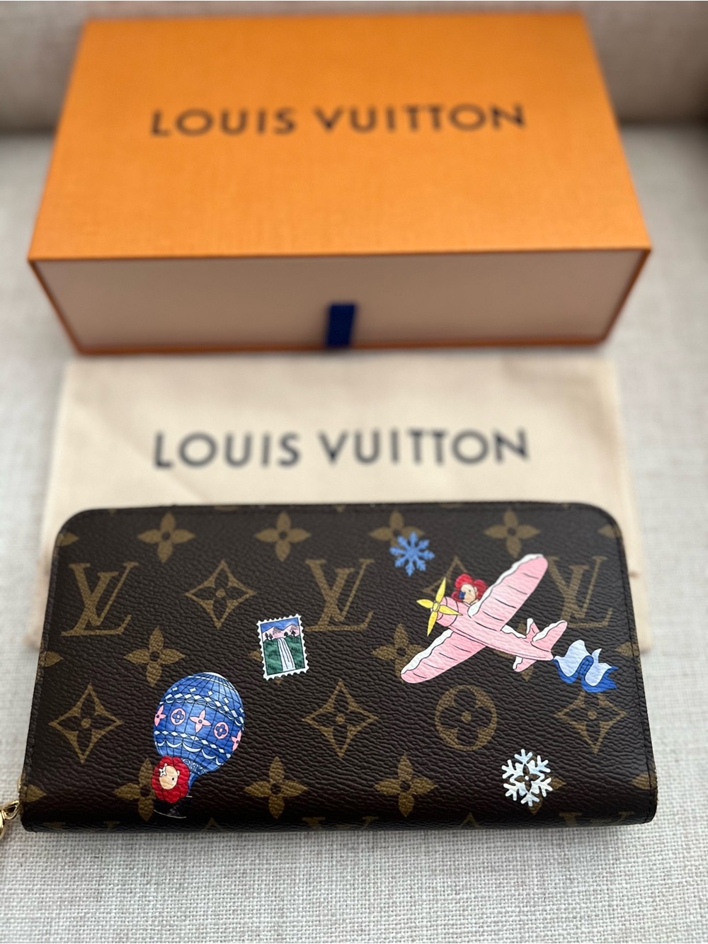 EUC Louis Vuitton Vivienne Westwood Monogram Long Zippy Wallet - Winter 25/26
